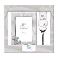 Sparkle Frame & Champagne Flute Me to You Bear Gift Set Extra Image 3 Preview